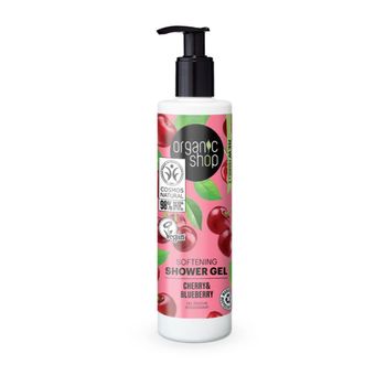 Gel De Ducha Suavizante Cereza Y Arándano Azul, Organic Shop 280 Ml