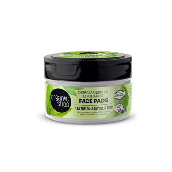 Discos Faciales Exfoliantes Y De Limpieza Profunda, Organic Shop 20 Pcs