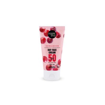 Crema De Día Facial Con Protección Solar Arándano Rojo + Antioxidantes Spf 50, 50 Ml