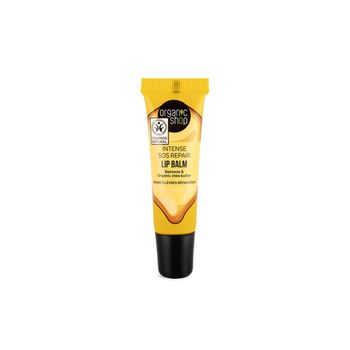 Bálsamo Labial Sos Reparador Con Cera De Abejas Y Manteca De Karité, Organic Shop 10 Ml