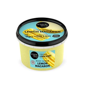 Exfoliante Corporal Reafirmante Macaron De Limón, Organic Shop 250 Ml