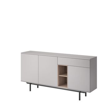 Cómoda Inox Ik175 175x40x89 Gris