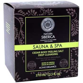 Natura Siberica Sauna & Spa Peeling Corporal Detox Cedro Y Sal 370 Ml