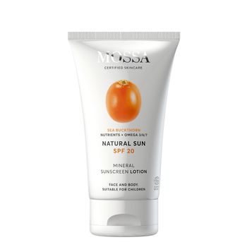 Loción Solar Spf20 Cara Y Cuerpo Mossa 100 Ml