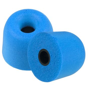 Xcessor Tapones Comodos De Espuma Para Auriculares 4 Pares (juego De 8 Piezas) - Fx-40 (pequeña, Azul)