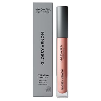 Madara Glossy Venom Brillo De Labios Hidratante 74 Nude Coral 1un