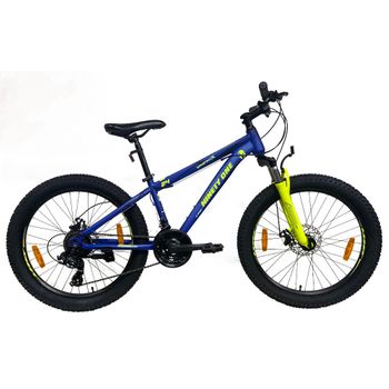 Bicicleta De Montaña 24" Umit Spartan X Azul/amarillo