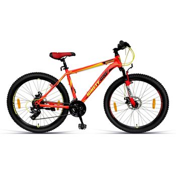 Bicicleta De Montaña 26" Umit Raptor Rojo/amarillo