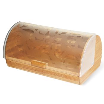 Panera De Acero Encimera Sobremesa Guardar Pan Bollos Puerta Corredera  36x24x15cm con Ofertas en Carrefour