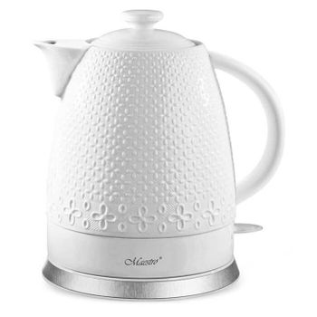 Hervidor Cerámico 1,5l Maestro Mr-073 1200w Blanco