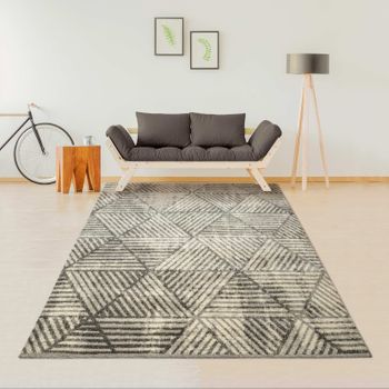 Alfombra Matrix 5953 Gris 060x110 Cm.