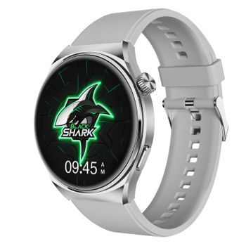 Smartwatch Xiaomi Black Shark S1 Esfera Plata 46mm Correa Goma