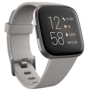 Smartwatch Fitbit Versa 2 Dial Gris 40 Mm Correa Reloj Gps Deportivo De Silicona