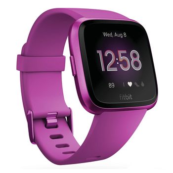 Smartwatch Fitbit Versa Lite Dial Púrpura 40 Mm Correa Reloj Inteligente De Silicona