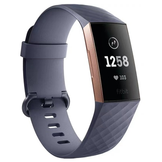 Smartwatch Fitbit Charge 3 Dial Oro 40 Mm Correa Pulsera De Fitness De Goma