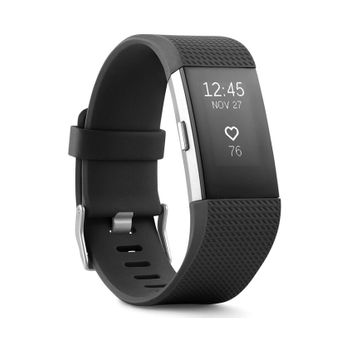 Smartwatch Fitbit Charge 2 S Small Dimension Silicon Fitness Pulsera Negra