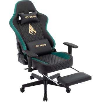 Silla De Oficina De Ergonomía Symino Pg Diseño De Silla De Carreras Con Capacidad De Carga De 200 Kilogramos Silla De Trabajo Giratoria Con Soporte Para Los Pies Negro