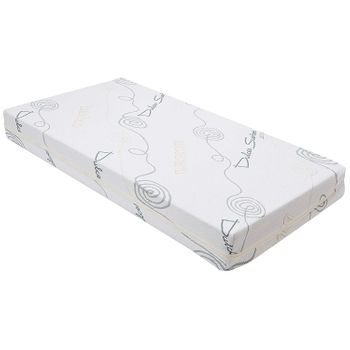 Colchon De Cuna Viscoelastico Con Funda Star Ibaby. Optimo Para El Sueño Del Bebé. Colchón De Viscoelastica Para Cuna De Bebé De 120 X 60 Cm.