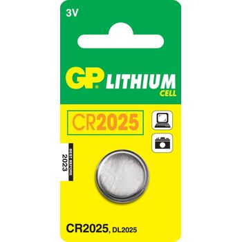 Gp Batteries Lithium Cell Cr2025 Batteria Monouso Litio