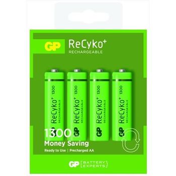 Batería Recargable GP 9V Recyko, 200mAh