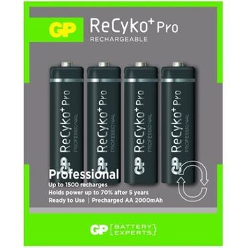 Pila Recargable Lr6-aa 1,2v. 2100mah (pack 4) G154