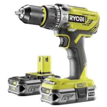 Ryobi Pack Percussion-driver + 2 Baterías - 2,5ah - 50 Nm