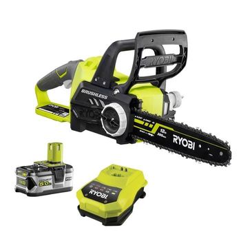 Motosierra Ryobi 18v - 1 Batería 5 Ah Sin Escobillas - Rcs18x3050f