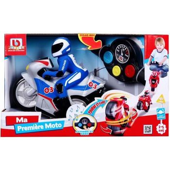 Primera Motocicleta Rc - Bb Junior - Azul Bburago