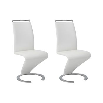 Silla Cantilever Twizy  61x49x100 Cm Color Blanco Venta-unica