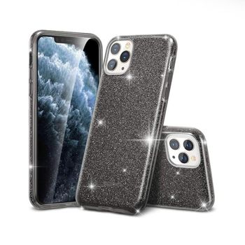 Funda Silicona Con Purpurina Esr Makeup Apple Iphone 11 Pro Negra