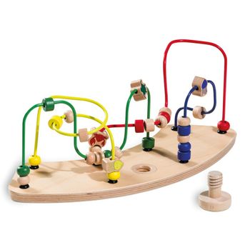 Juego Móvil De Madera Play Moving Water Animals De Hauck Para Alpha+