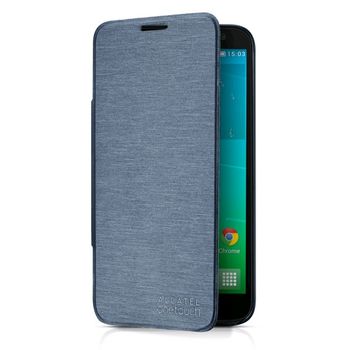 Alcatel F-gcgb33f0c10c1-a1 Funda Para Teléfono Móvil Libro Gris