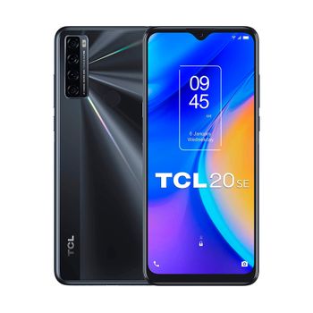 Tcl 20 Se Negro Móvil 4g Dual Sim 6.82'' Hd+ Octacore 64gb 4gb Ram Quadcam 16mp Selfies 8mp