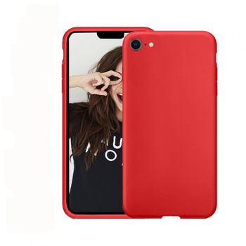 Funda Rígida Para Apple Iphone 7 / 8 / Se 2020 / Se 2022 Premium Silicone Microfibre