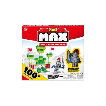 Construcción Max Build More, 100 Pzas, Incluye Figura, Mod. Sdos (compatible Con Otras Marcas) 19'5x17x5cm (jugatoys - Zuru)