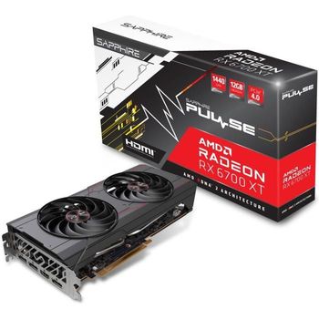 Tarjeta Gráfica Radeon Rx 6700 Xt Pulse Gaming 12 Gb Sapphire