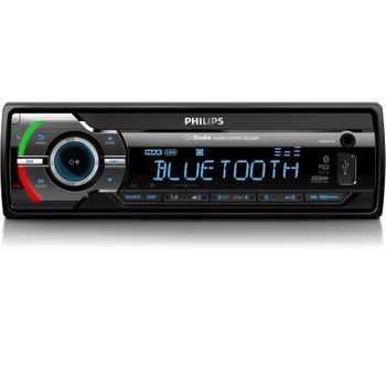 Philips Phice235bt - Radio Para Coche, Color Negro