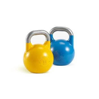 HOMCOM Pesa Rusa de 10 kg de Hierro Fundido Kettlebell con Revestimiento de  Neopreno Mancuernas de Bola para Entrenamiento de Fuerza en Gimnasio Casa  19x12x22 cm Rojo - Conforama