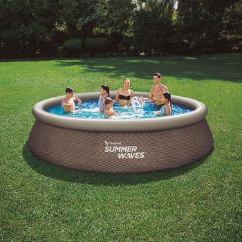 Piscina Hinchable Circular - 305x76 Cm - Con Depuradora - 3.982 Litros con  Ofertas en Carrefour