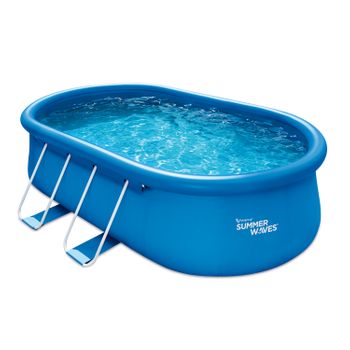 Piscina Quickset Ovalada 457x305x107cm Azul