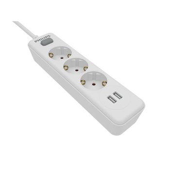 Bematik - Regleta De Enchufes Ip44 Para Exterior 3 Schuko 16a 250v Con  Interruptor Y Cable De 1.5m Ia06100 con Ofertas en Carrefour