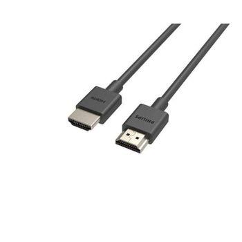 Cable Hdmi 4k Philips Swv5702/ Hdmi Macho - Hdmi Macho/ 2m/ Certificado/ Negro