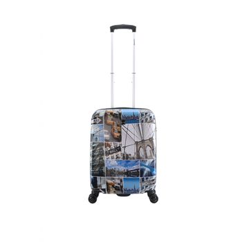 Maleta Mediana Trolley Rígida 77x51x30 Cm, 4 Ruedas, 118 Litros, Material Abs, Candado Tsa