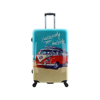 Maleta Grande Trolley Rígida 78x51x28 Cm, 4 Ruedas Dobles, 111 Litros, Candado Tsa