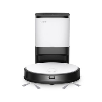 Tp-link Robot Aspirador Tapo Rv20 Mop Plus 2700pa 2600mah Con Base Autolimpiante Blanco/negro