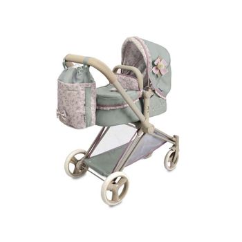 Cochecito De Muñecas Neo Vario Con Bolso Cambiador, Convertible, Plegable,  Color Gris Con Dibujo Corona con Ofertas en Carrefour