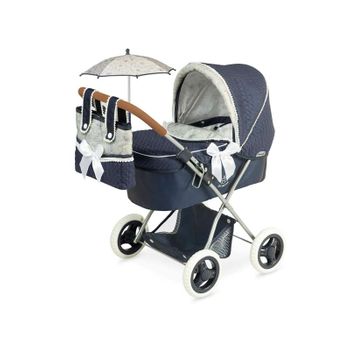 Cochecito De Muñecas Neo Vario Con Bolso Cambiador, Convertible, Plegable,  Color Gris Con Dibujo Corona con Ofertas en Carrefour