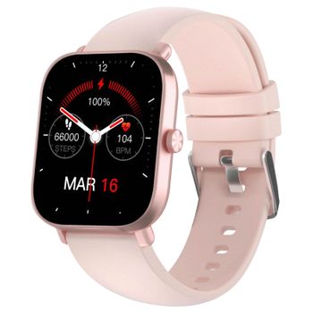 Reloj Conectado Bluetooth Fit Ozone 3 Ip68 Autonomía 20 Días Noerden Rosa