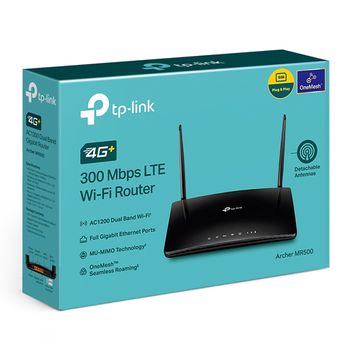 Tp-link Archer Mr500 Router Inalámbrico Gigabit Ethernet Doble Banda (2,4 Ghz / 5 Ghz) 4g Negro