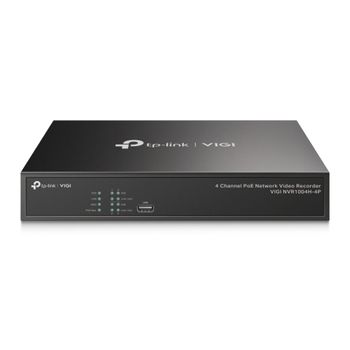 Tp-link Vigi Nvr1004h-4p Grabadore De Vídeo En Red (nvr) Negro